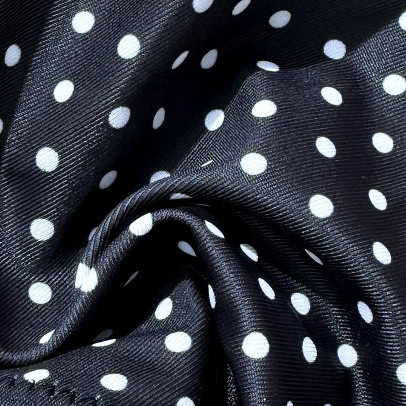 Bikini Swimsuit Women 2026 Cute Sexy with Tie Straps Small Chest Gathering Polka Dot Two-piece Triangle Swimsuit Vacation Spring