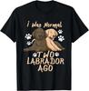 Ich war normal vor 2 Labradoren - Schokoladenlabrador T-Shirt Geschenk Unisex T-Shirt