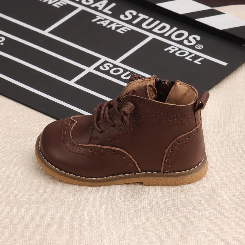 

Весенние детские ботинки martin с мягкой подошвой, модные удобные ботинки для мальчиков и девочек, детская обувь 25