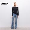 ONLY Women's 2026 Summer Drape Neck Irregular Hem Long Sleeve T-Shirt