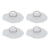 4PCS Lightweight D Ring Patch 3.1 Inch Kayak D Ring  for Surfboard Stand Up Paddleboard