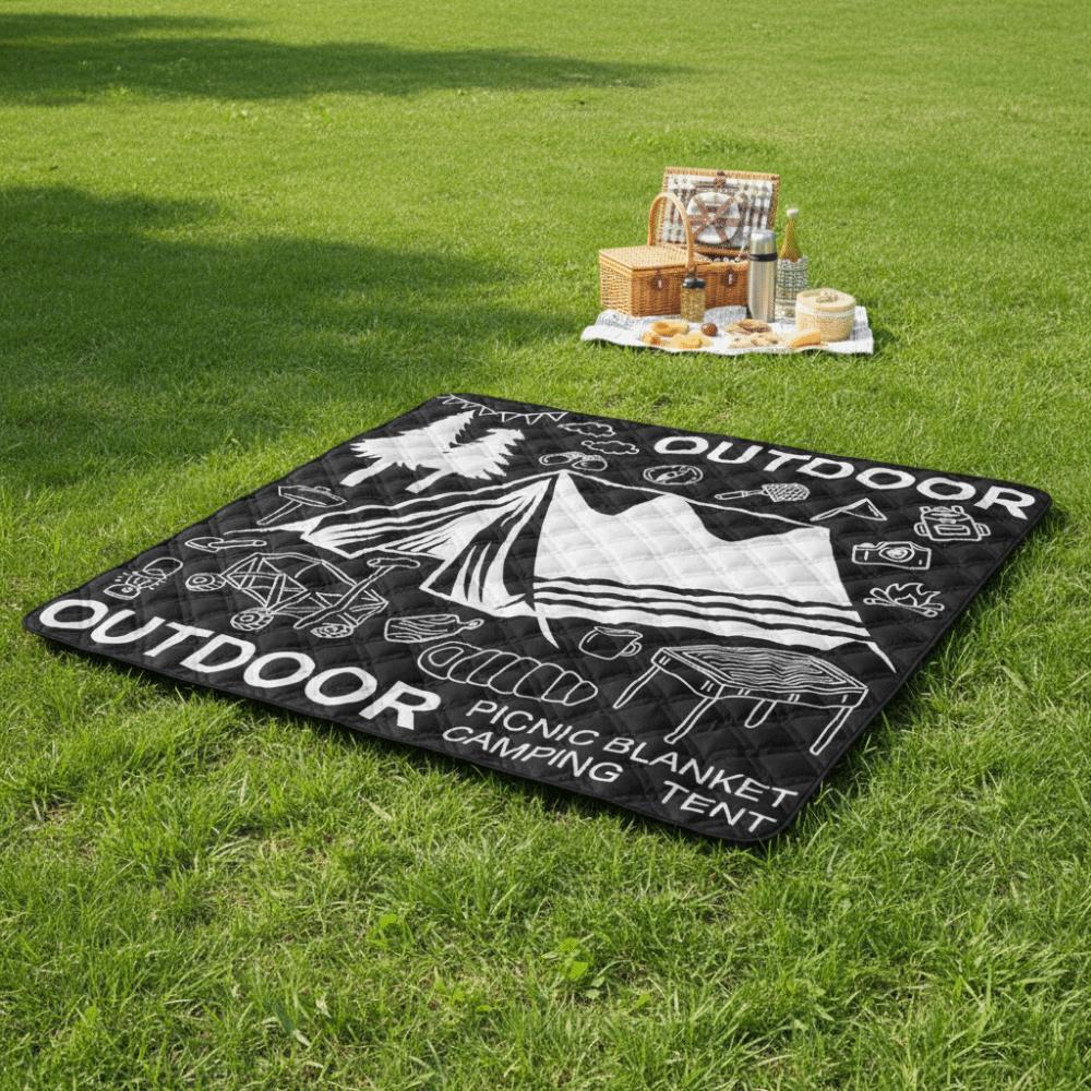 Comfortable Outdoor Picnic Mat Collapsible Beach Blanket Comfortable Picnic Carpet Beach