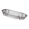 Shimomura Kihan Dish Drying Rack Utensil Holder - Easy Attach, Durable Cutlery Basket for Spoons, Forks, and Small Items - Silver Stainless Steel,