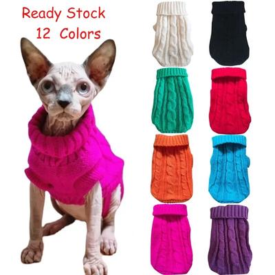 Vestiti invernali per cani, vestiti lavorati a maglia per cani di piccola e media taglia, maglione per cuccioli di Chihuahua, maglione per cani Yorkshire, Ropa Perro