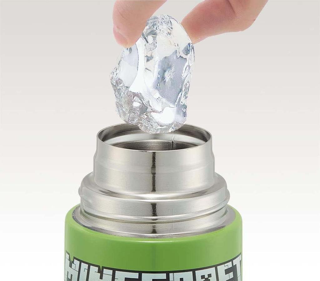 Skater 580ml Minecraft Stainless Steel Water Bottle, Direct Drinking, Sports Bottle, SDC6N-A
