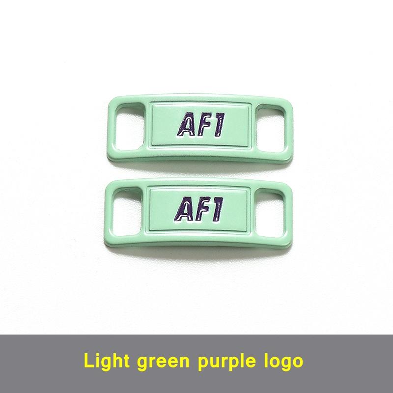 NEW 1 Pair Metal Shoelaces Buckle AF1 Shoe Decoration Suitable for All Shoes Sneakers Shoes Accessories Flat Shoelace Buckle