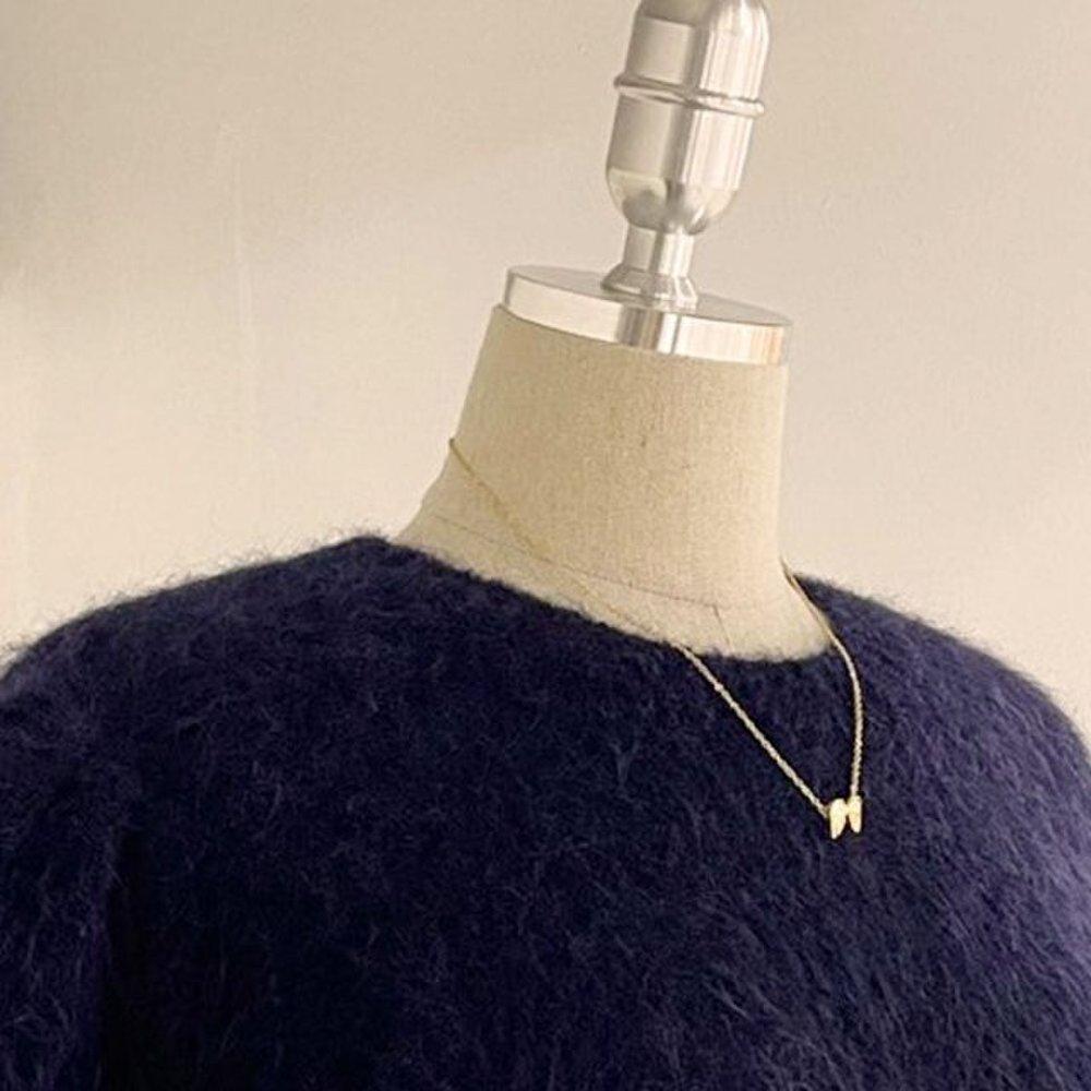 Minimalistische Flügel Mode Halskette Design Halskette (Wfj1Kft)