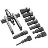 Jeu de 10 extracteurs de roulements avec mandrins de 8-25 mm pour moto, voiture, roulements aveugles industriels, outils revêtus antirouille