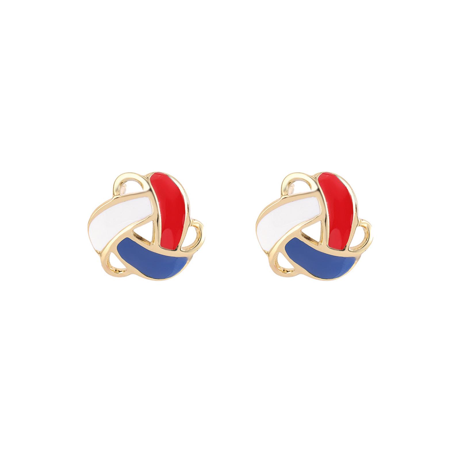 A Pair of Independence Day Fashion Earrings