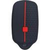 4 Buttons Silicone Key Fob Cover for Toyota 1999-2009 4Runner 2001-2008 Toyota Sequoia, Keyless Remote Holder for HYQ12BAN HYQ1512Y HYQ12BBX (Black)