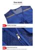 Children's Custom Multi-Pocket Mesh Activity Vest with Logo for Summer