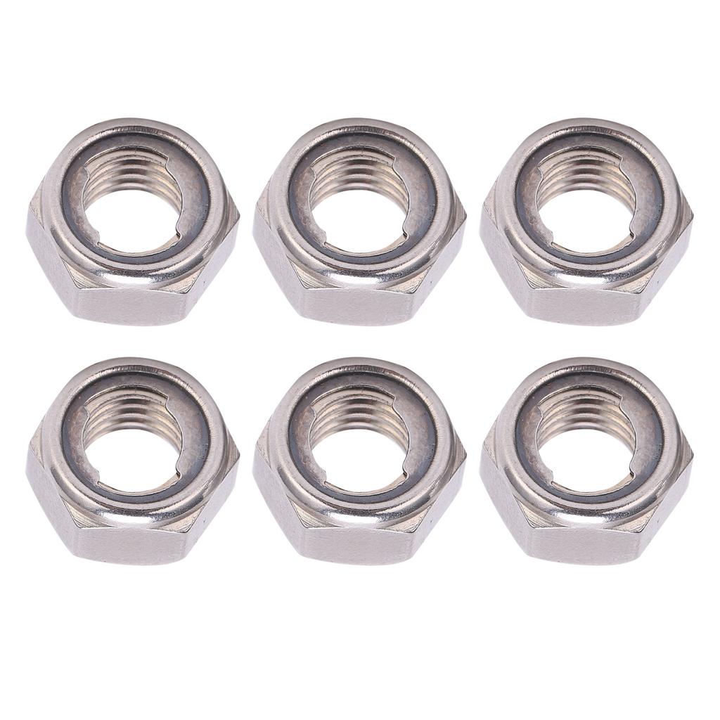 20Pcs Locknut Hex Lock Nut Set Kit Pack 304 Stainless Steel Fitting Bolts Screws M8