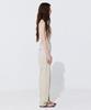 WNDERKAMMER Color-Block Point Linen Trousers_Beige