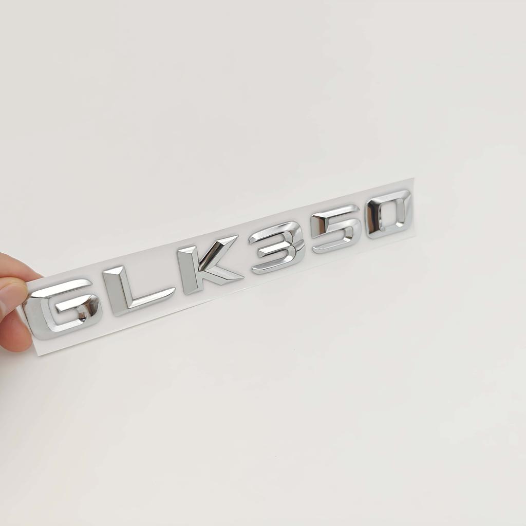 1pc 3d ABS GLK 260/300/350/400 Badge Sticker Car Rear Trunk Emblem Decal High-Quality Accessories