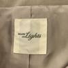 Unused BEAMS LIGHTS Made In Japan No Color Jacket 40 Beige Tagged Women Used