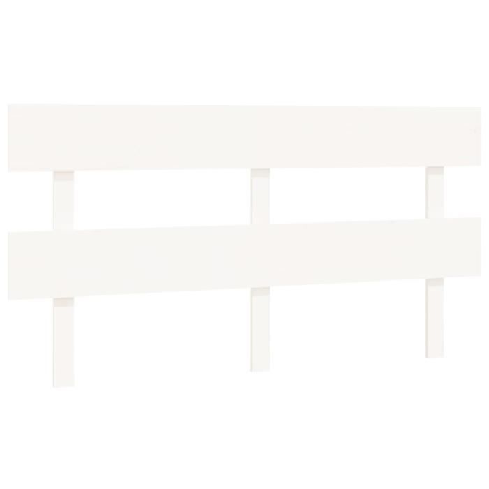 VidaXL Headboard White 164x3x81 Cm Solid Pine Wood 819081