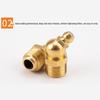 All Copper 90-Degree M8 Grease Nipples