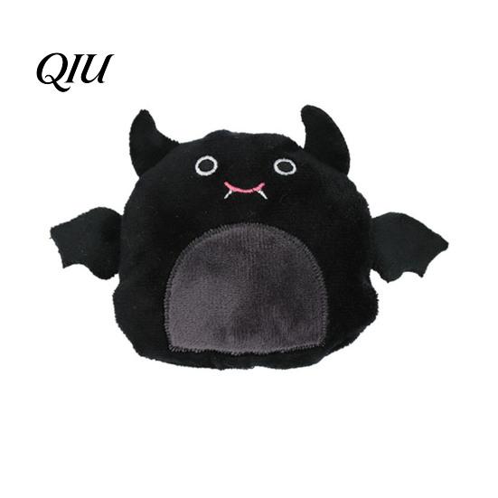 Chew Resistant Cat Toy Halloween Catnip Plush for Cats, Bat Devil Cartoon Kicker with Interactive Toys Crinkle, Durable Chewing Play Kittens,