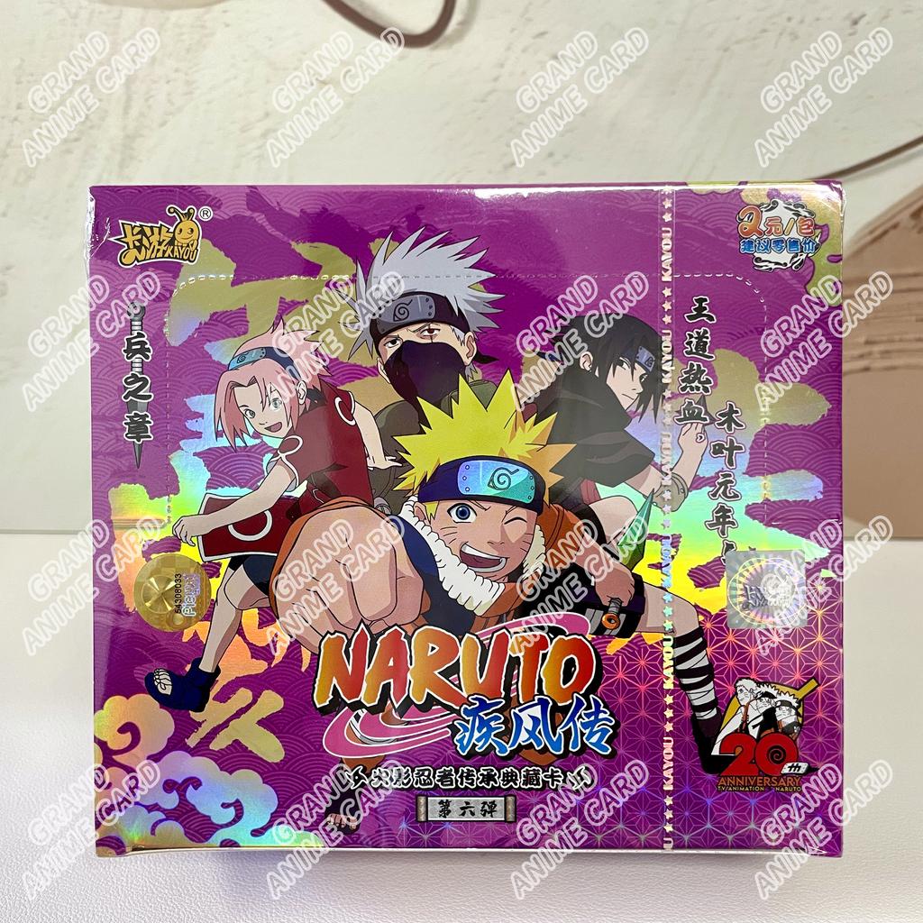 Genuine Naruto Cards T2W9 T4W8 Booster Box Anime TCG Rare SE BP CR MR Ninja World Fight Chapter Collection Kids Toy Gift