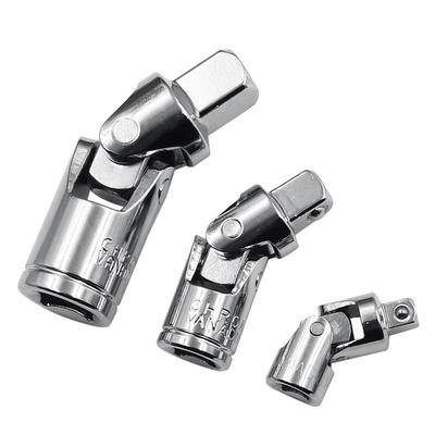 Universal Joint Adapter Socket Wrench: 1/4, 3/8, 1/2 Specifications, 360° Swivel.
