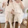 Grande Taille Été Ample Chemises de Nuit Dames Pyjamas Vêtements d'Intérieur Femmes Coton Imitation Robes Mignonnes Pyjamas Étudiants Vêtements de Nuit
