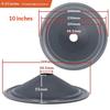 1 Pezzo Cono di Carta Woofer per Altoparlante 4/5/6.5/8/10/12 Pollici Kit di Riparazione Bobina Mobile con Sospensione in Schiuma Per Home Theater Studio Sistema Fai da Te