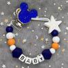 Baby Pacifier Clip Personalised Name Dummy Nipple Holder Chains Newborn Feeding Newborn Custom Pacifiers Clip Chew Teething Toys