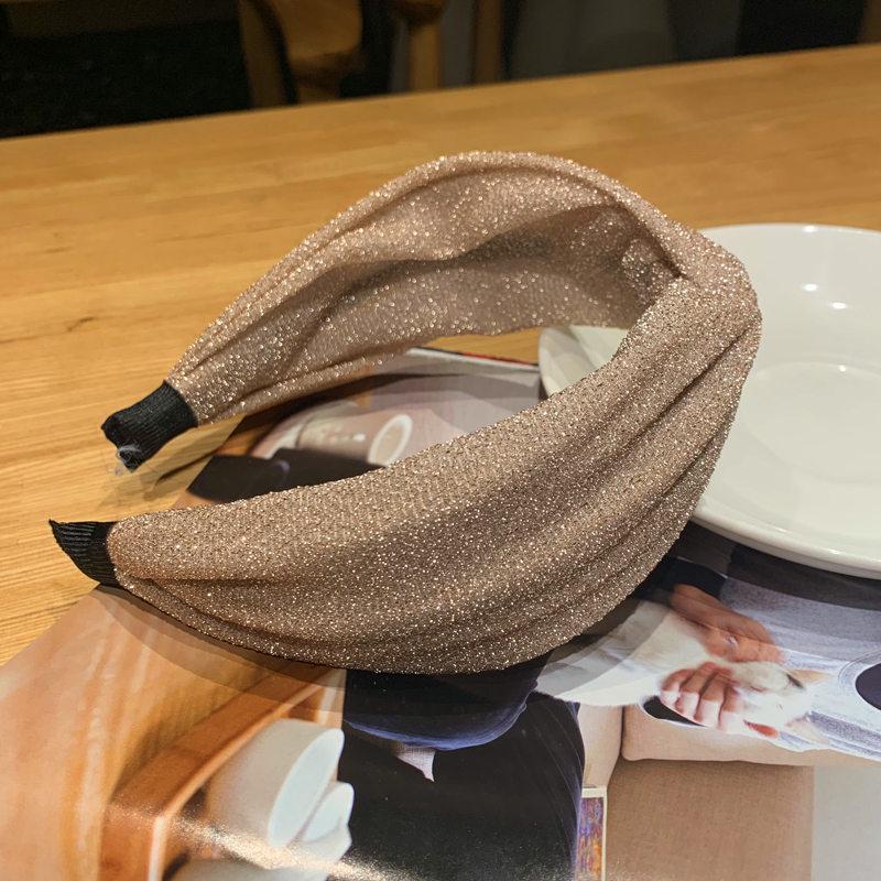 

Женская повязка на голову с перекрестным узлом и косичкой, повязка на голову для взрослых, зимняя блестящая цветная повязка на голову, широкий боковой тюрбан, модные аксессуары для волос Size fits all