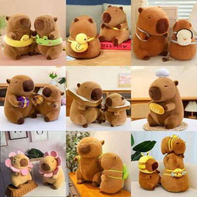 Cute Turtle Bag Capybara Doll Best Friend Doll Plush Toy Girl Birthday Gift
