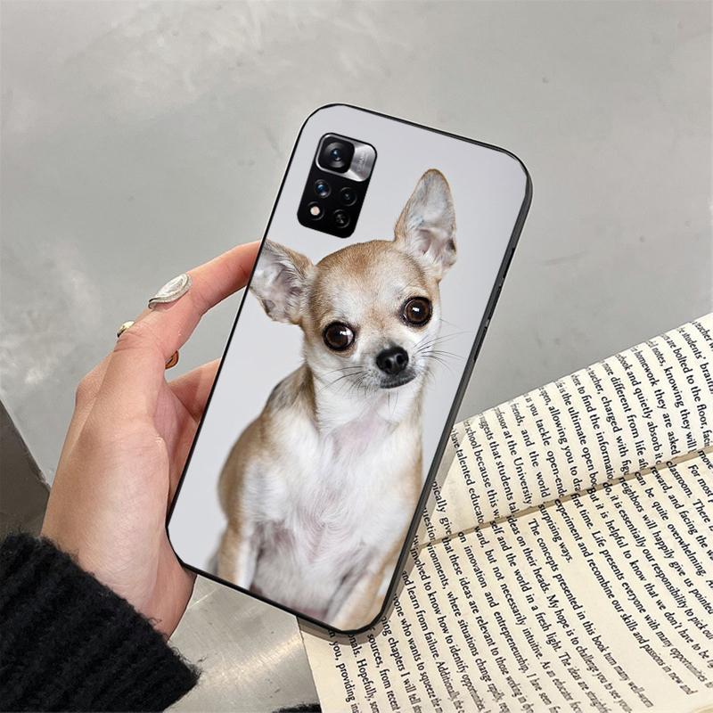 Pouzdro na telefon čivava Puppy Dog pro Xiaomi Redmi note 13 12 Pro 11S 11 10 Pro 10S 12S Redmi 10 9C 13C