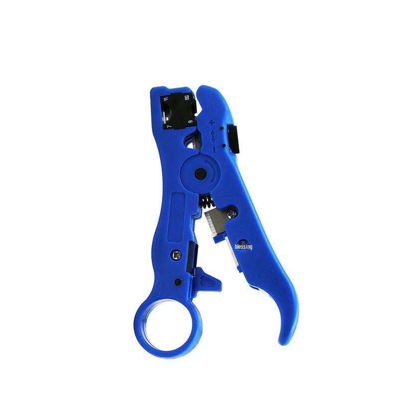 Multifunctional Coaxial Cable Stripping Tool: Plastic Pliers & Network Peeling Knife