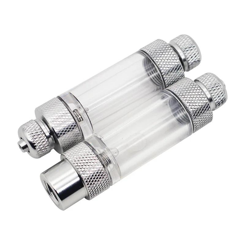 Contabolle CO2 per Acquario Valvola di Non Ritorno a Doppia Testa Regolatore CO2 per Acquario Diffusore Kit Sistema CO2 Reattore Accessori Pompa d'Aria