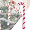 12PCS Inflatable Candy Cane Balloons Large Red White Striped Christmas Decorations for Party Home Tree Decoration