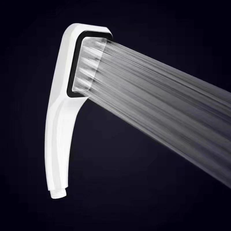 High Pressure Shower Head 300 Precision Holes Rainfall Spray Water Saving Bathroom Accessories Anti-Clog Showerhead Easy Install