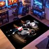 Pop Music Star Dancer Portrait Print Area Rug Non‑Slip Rectangular Floor Mat Pop Fan Home Decor for Gaming Living Bedroom