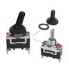 5Pcs Heavy Duty Car Boat Rocker Toggle Switch 15A 250V 2Pin SPST ON/OFF Rocker Switches with Waterproof Boot Spst Rocker Switch
