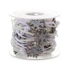 Happy New Year Decoration Party Supplies Jute Rope Pentagram Christmas Ribbon Bead Chain Gift Wrapping Star Chain