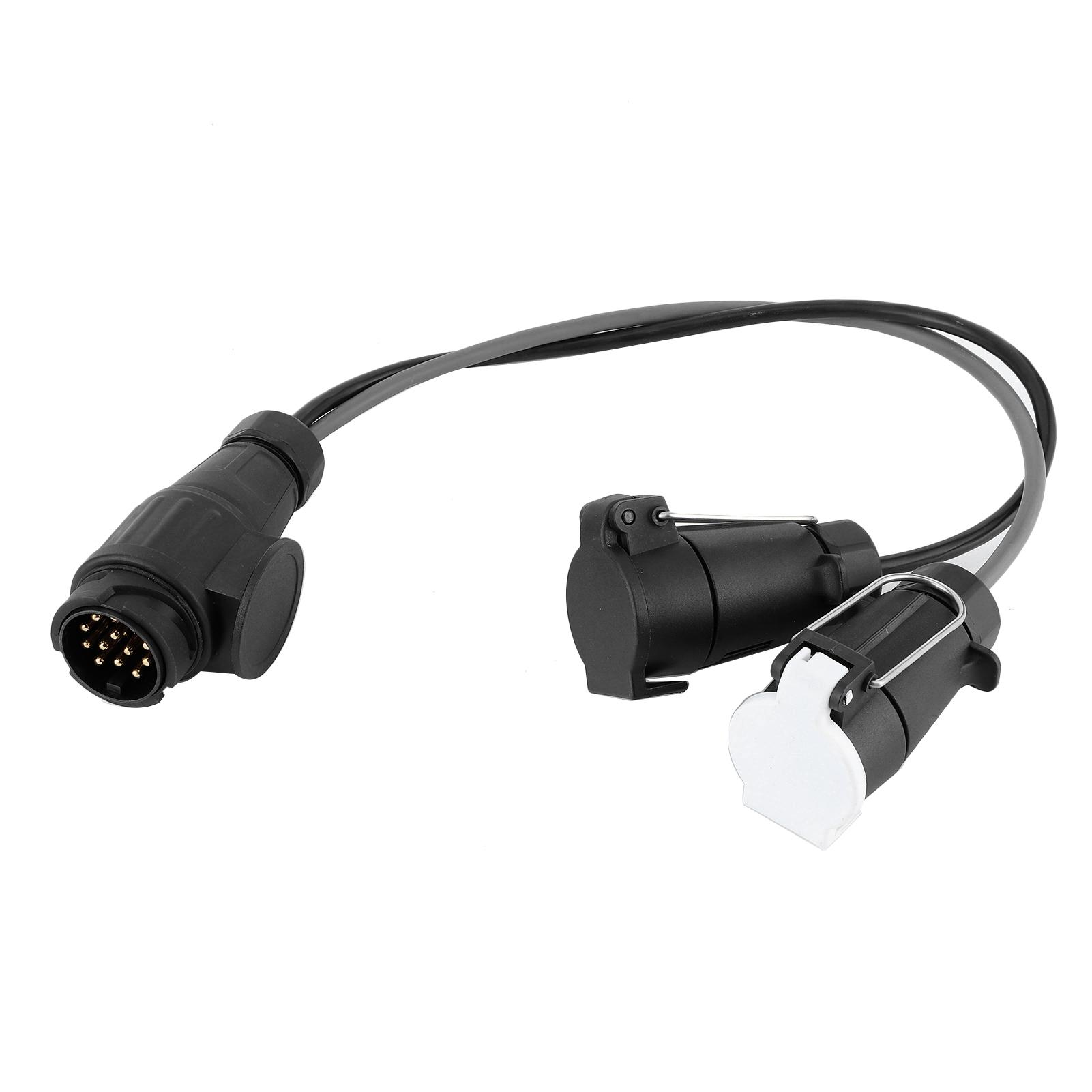 

Переходник для разъема прицепа 13 на 7 контактов N & S Вилка розетки для каравана