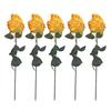Artificial Roses Realistic Faux Flowers with Bendable Stems Fake Roses In Bulk for Home Vase Wedding Centerpiece Party Decor