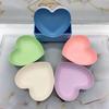 Heart-shaped Bone China Snack & Peel Plate