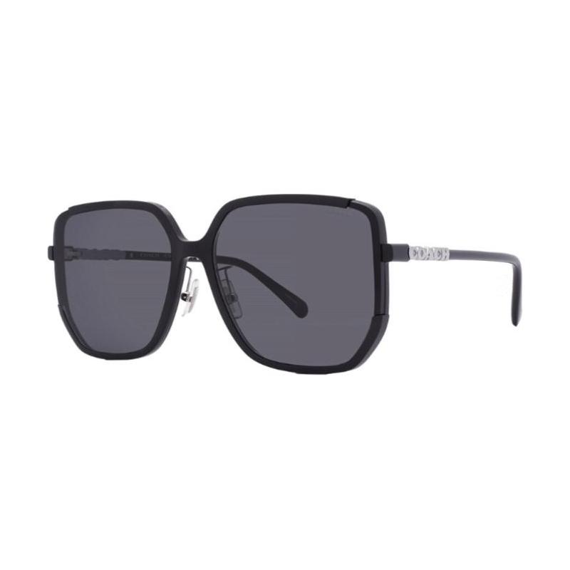 COACH Logo Detail Plastic Butterfly Sunglasses Women s Black чёрный