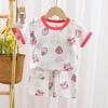 2026 Summer Children's Short Sleeved Shorts Cotton Set