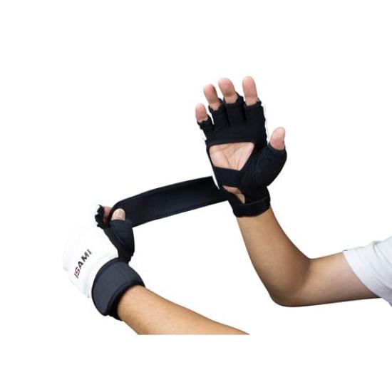 ISAMI Hand Guard for Full Contact Karate Knuckle (Small, Width 7.6cm)