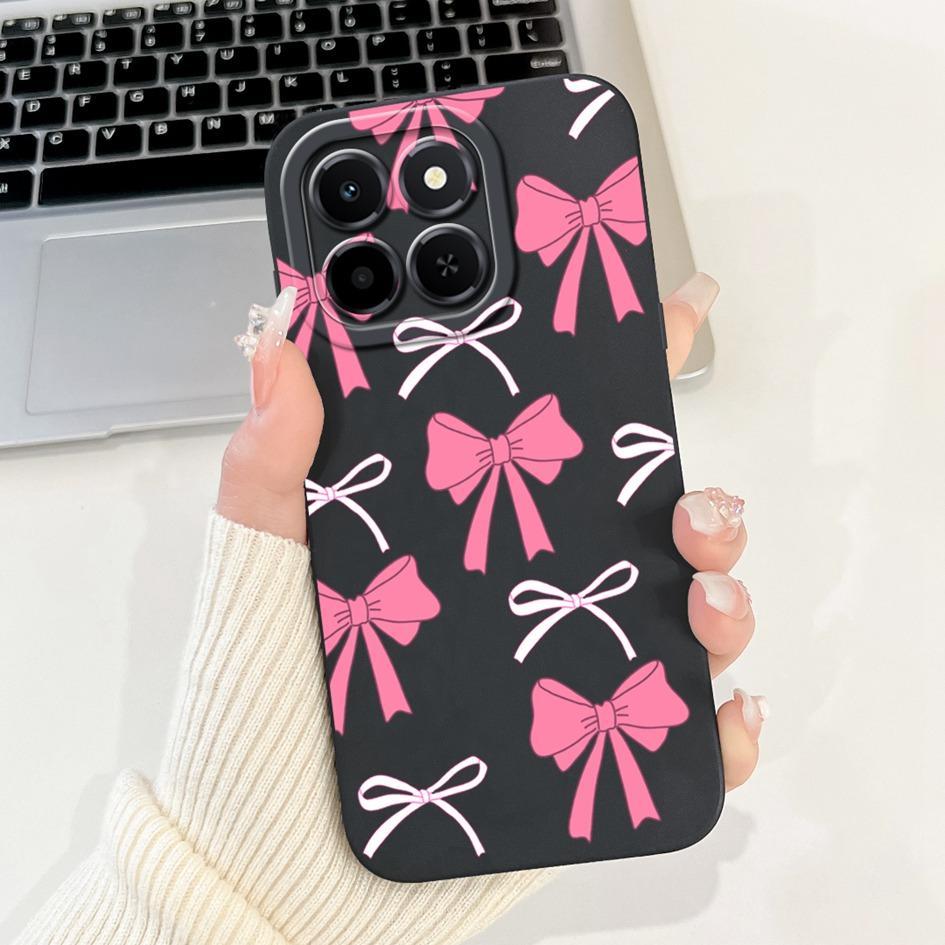 6.61" For Honor X6c 2025 Case Cute Panda Rabbit Soft Liquid Silicone Shockproof TPU Back Cover For HonroX6c Play 9C NIC-LX1 Para