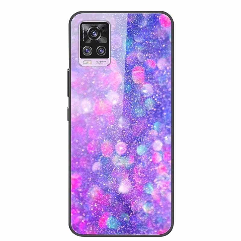 For Vivo V20 Pro Phone Case V 20 Pro Soft Bumper Tempered Glass Hard Back Covers Cases For Vivo V20 Pro Case 6.44" Coque Fundas