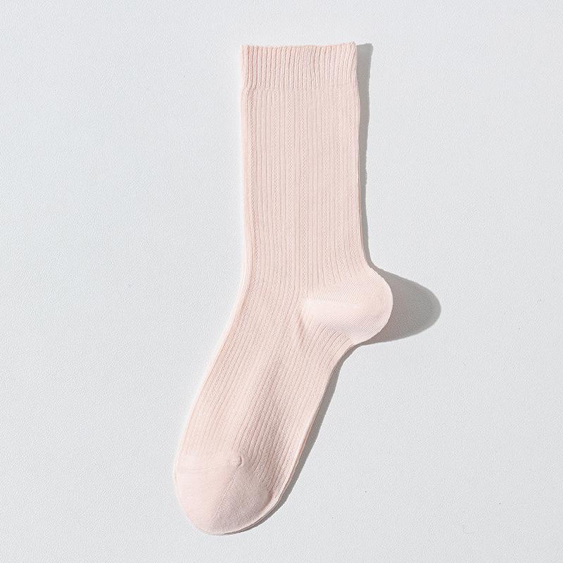 Women's Summer Thin Mesh Boneless Loose Mouth Month In The Tube Stack Socks