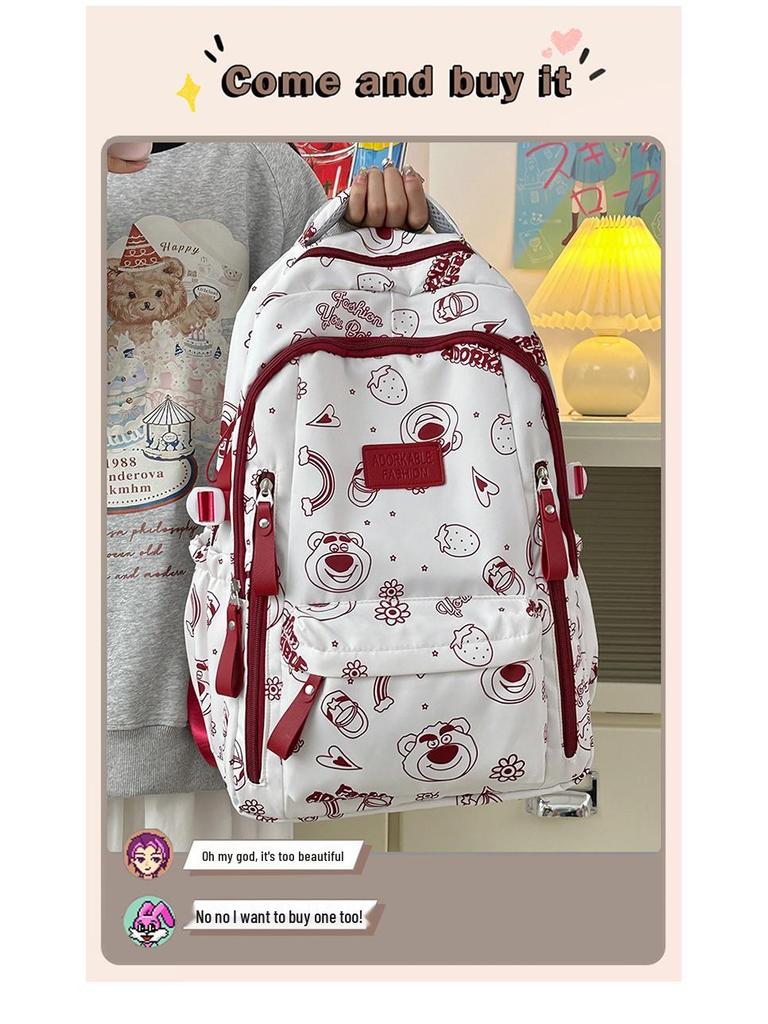 2025 Versatile Durable Backpack: Large Capacity for College & High School Students, Travel & Computer Use, Stylish Ins Design