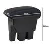 Nexxxly Console Compatible with OEM Designed for Suzuki Jimny Storage Easy USB Charging Armrest/Console Box, Slide-Out, Holders, JB74W/JB64W, Box,