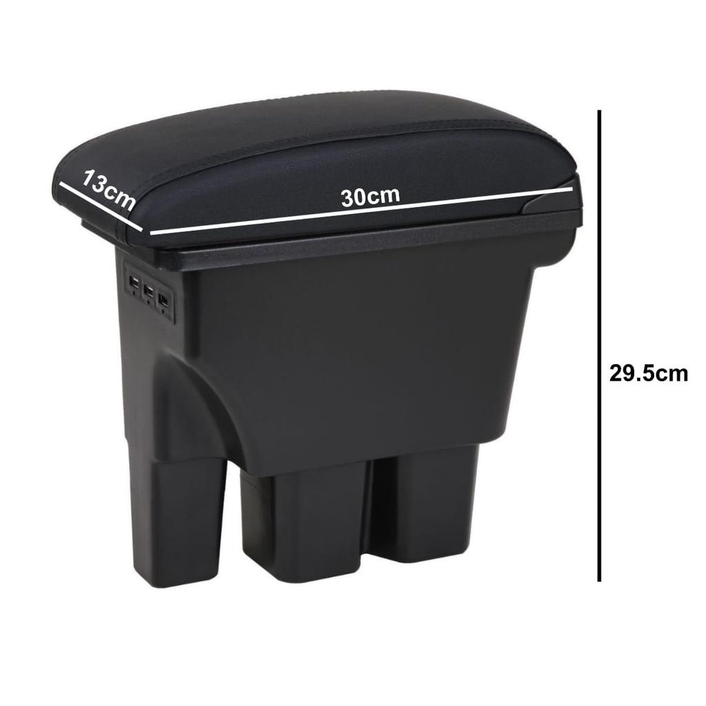 Nexxxly Console Compatible with OEM Designed for Suzuki Jimny Storage Easy USB Charging Armrest/Console Box, Slide-Out, Holders, JB74W/JB64W, Box,