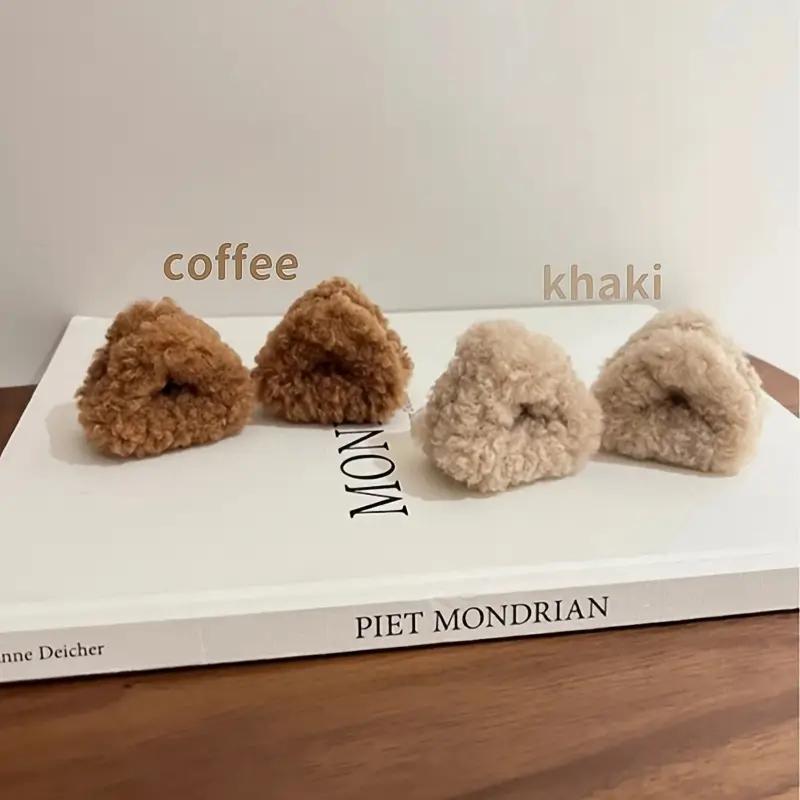 1pc Cute Cat Ear Plush Hair Clip Small Fluffy Hair Claw Lovely Women Hairpin Fashion Headwear For Girls Hair Accessories